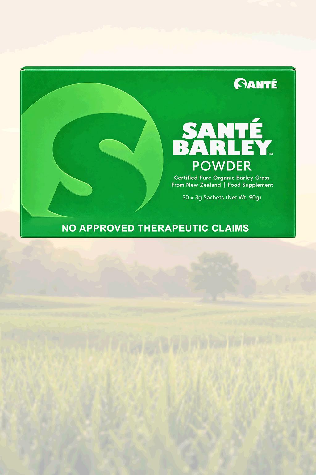Santé Barley Powder (3gms x 30 sachets) with Stevia