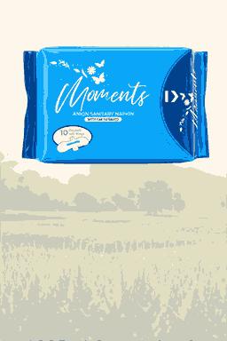 Moments Sanitary Napkin (10 pads)